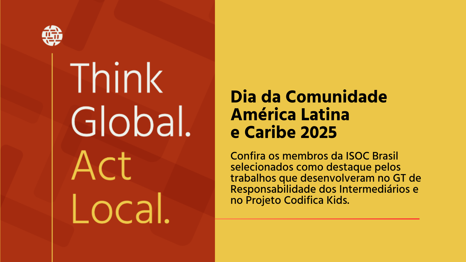 ISOC realiza Community Days 2025 e Capítulo Brasileiro recebe destaque